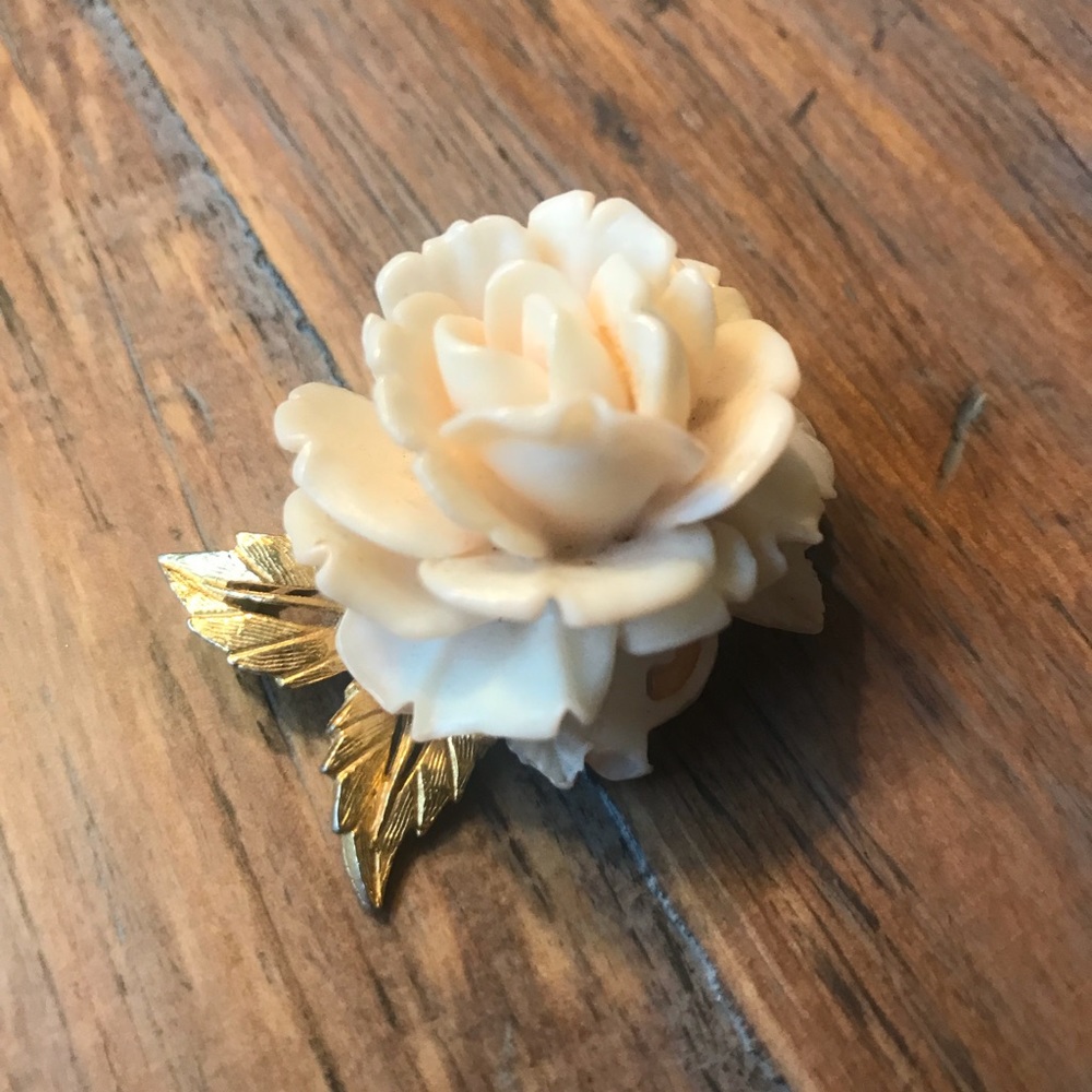 Vintage Rose Brooch